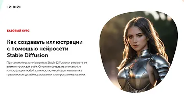 Изображение курса Как создавать иллюстрации с помощью нейросети Stable Diffusion