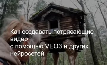 Изображение курса Как создавать потрясающие видео с помощью VEO3 и других нейросетей