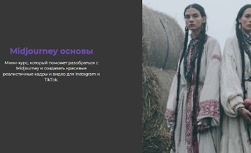 Изображение курса Midjourney основы