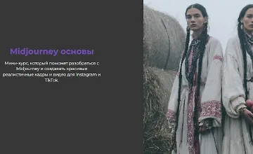 Изображение курса Midjourney основы