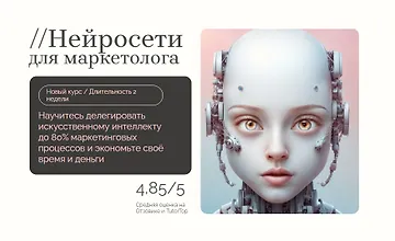 Изображение курса Нейросети для маркетолога