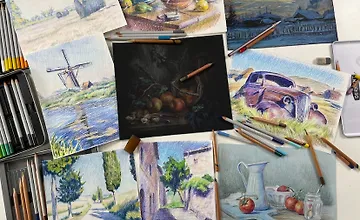 Изображение курса Онлайн-курс «Рисунок цветными карандашами