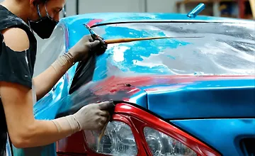 Изображение курса Покраска автомобиля своими руками. Видео покраска автомобиля, кузовной ремонт, учебная программа