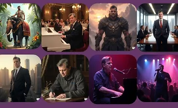 Изображение курса Реалистичное фото с вашим лицом с помощью ИИ