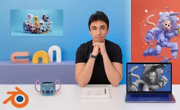 Изображение курса Создание 3D персонажа в Blender