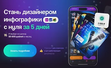 Изображение курса Стань дизайнером инфографики с нуля за 5 дней