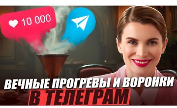 Изображение курса Вечные прогревы и воронки в Телеграм