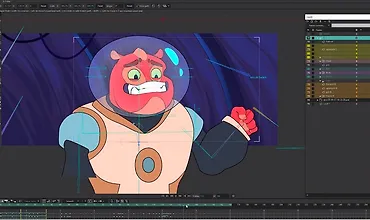 Изображение курса 2D риг в Moho. Базовый риггинг