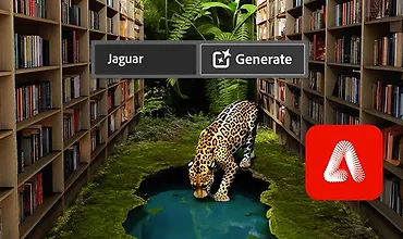 Изображение курса Adobe Firefly в Photoshop: быстрый старт