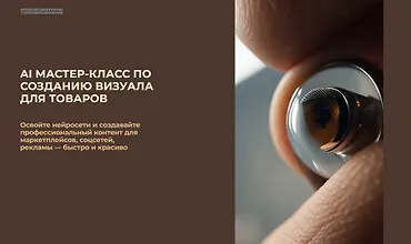 Изображение курса AI Мастер-класс по созданию визуала для товаров