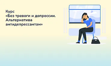 Изображение курса Без тревоги и депрессии. Альтернатива антидепрессантам