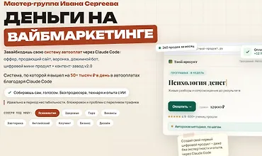 Изображение курса Деньги на вайбмаркетинге