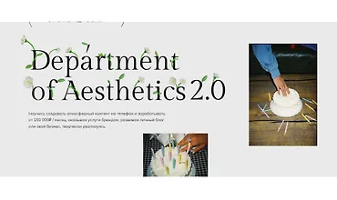 Изображение курса Department of Aesthetics 2.0