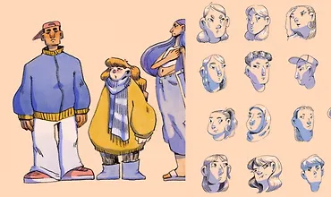 Изображение курса Дизайн персонажей со стилизованной анатомией