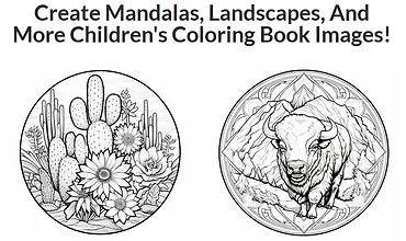 Изображение курса Империя промптов для раскрасок. Расширенный пакет - OTO 2