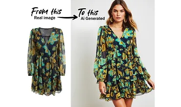 Изображение курса Использование ИИ для генерации товаров и одежды