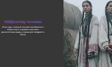 Изображение курса Midjourney основы