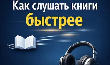 Изображение курса Мини-курс Шпаргалка. Как быстро слушать книги