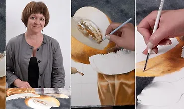 Изображение курса Натюрморт с дыней: Урок акварельной живописи