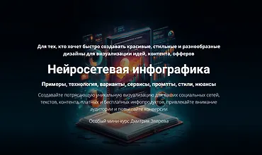 Изображение курса Нейросетевая инфографика