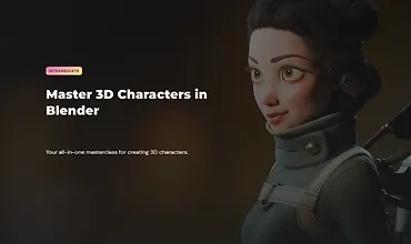 Изображение курса Освойте создание 3D-персонажей в Blender