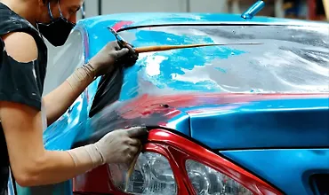 Изображение курса Покраска автомобиля своими руками. Видео покраска автомобиля, кузовной ремонт, учебная программа