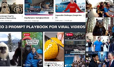 Изображение курса Полное руководство по промптам Google VEO 3 для создания вирусных видео