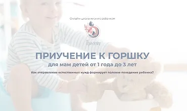 Изображение курса Приучение к горшку для мам детей от 1 до 3 лет