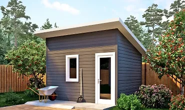 Изображение курса Проект каркасного хозблока/бытовки 3х4 и 3х5 для строительства своими руками