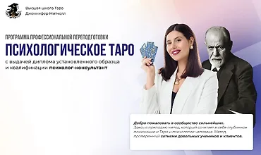 Изображение курса Программа профессиональной переподготовки на психолога-таролога