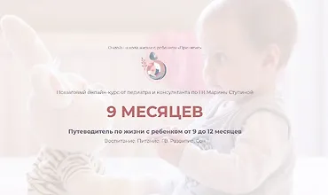 Изображение курса Путеводитель по жизни с ребенком от 9 до 12 месяцев