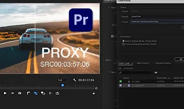 Изображение курса Работа с прокси-файлами в Adobe Premiere Pro