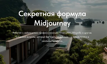 Изображение курса Секретная формула Midjourney