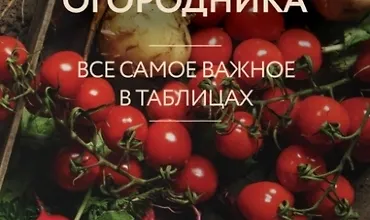 Изображение курса Шпаргалка садовода-огородника. Все самое важное в таблицах