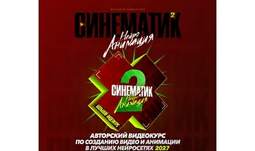 Изображение курса Синематик. Нейроанимация 2