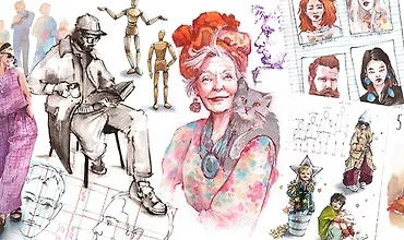 Изображение курса Скетчинг людей