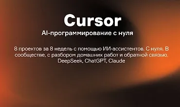Изображение курса Сursor. AI-программирование с нуля