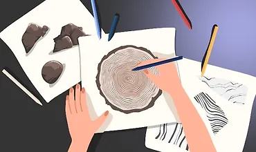 Изображение курса Текстурный скетчинг: от мрамора до стекла