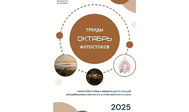 Изображение курса Тренды фотостоков (октябрь 2025) + Книга низкочастотных запросов - Экология + Зима