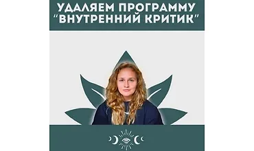 Изображение курса Внутренний критик. Удаление негативным программ ума